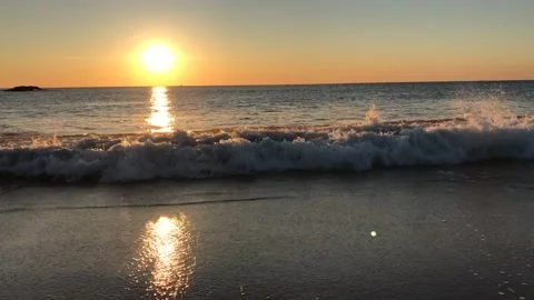 Wafes at the ocean Video stock 169407629