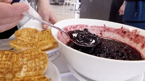 Waffels Stock Footage 89700241