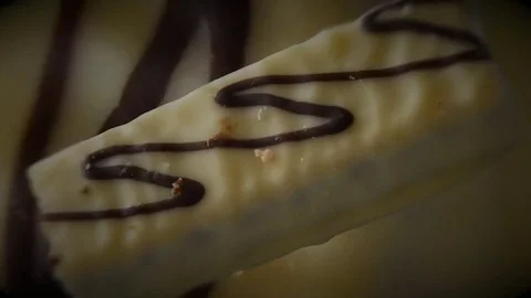 Waffer Biscuits Spinning Loop Stock Footage 71814934