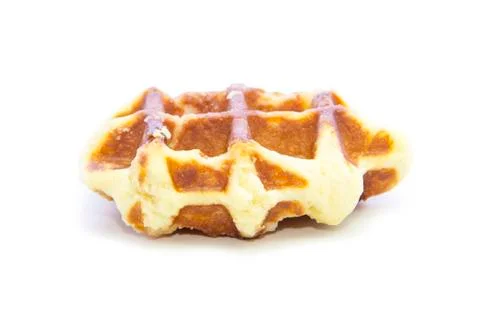 Waffle bread fresh glazed texture snack food Stock Photos