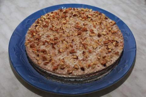 Waffle cake Foto stock