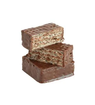 Waffle chocolate cake Stock Photos