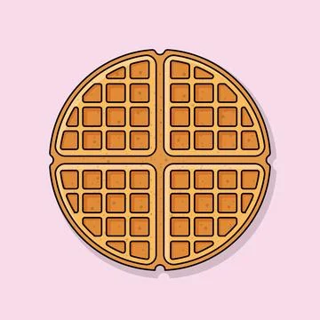 Waffle Stock Illustration