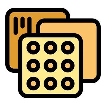 Waffle iron making freshly cooked waffles for breakfast イラスト素材