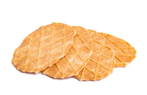 Waffle isolated Stock Photos