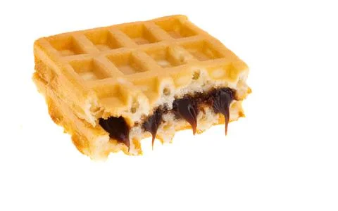 Waffle isolated Stock Photos