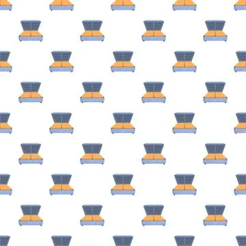 Waffle maker cooking breakfast seamless pattern repeating texture Illustrazione stock
