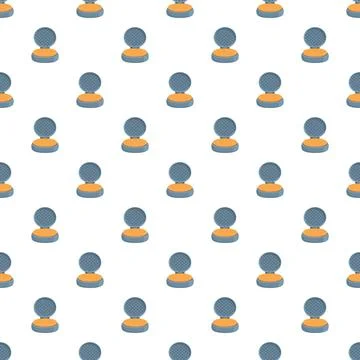 Waffle maker seamless pattern for breakfast and cooking designs Illustrazione stock