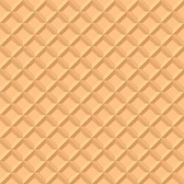 Waffle pattern illustration of a seamless waffle pattern, eps10 vector Cop... Stock Photos