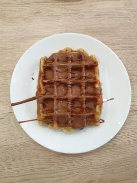 Waffle 库存照片