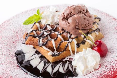 Waffle plate Stock Photos