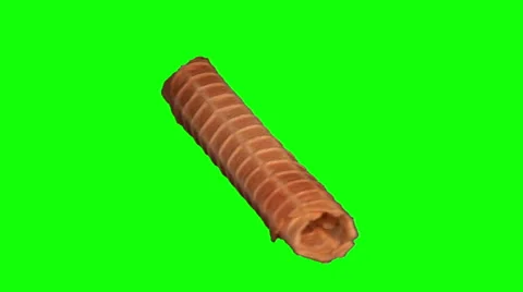 Waffle puff Stock Footage 48455384