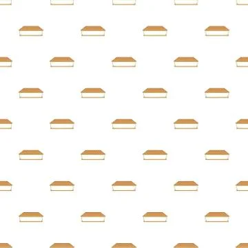 Waffle sandwich with ice cream pattern Stock Illustration