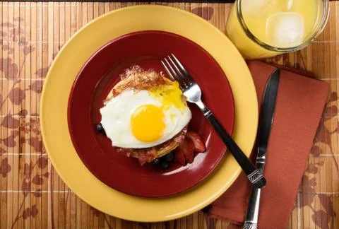 Waffle sandwich Stock Photos