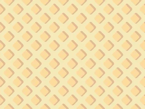 Waffle texture background - Looped Pattern Stock Illustration