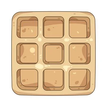 Waffle texture Stock Illustration