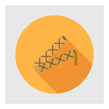 Waffle tubes Stock Illustration