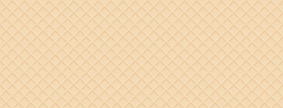 Waffle wafer 3D seamless pattern. Ice cream cone texture background. Rectan.. Stock Illustration