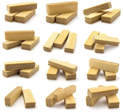 Waffle wedges Stock Photos