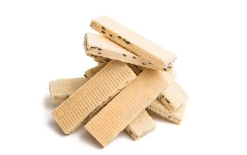 Waffles isolated Stock Photos