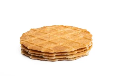Waffles isolated Stock Photos