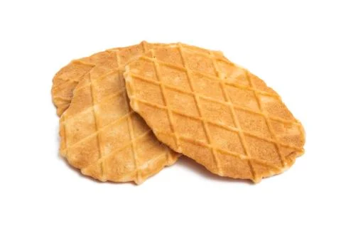 Waffles isolated Stock Photos