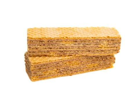 Waffles isolated Stock Photos