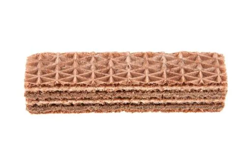 Waffles isolated on white background Stock-Fotos