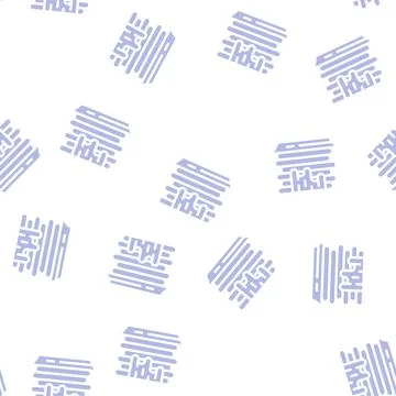 Waffles with jam dessert glyph vector seamless pattern イラスト素材