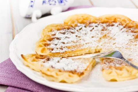 Waffles Foto stock