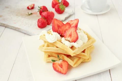 Waffles Stock Photos