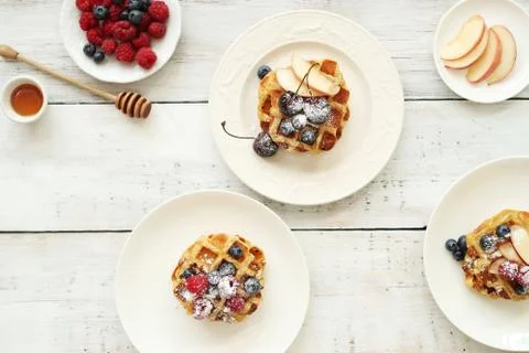 Waffles Stock Photos