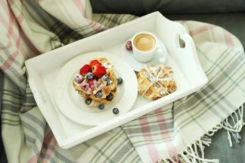 Waffles Stock Photos