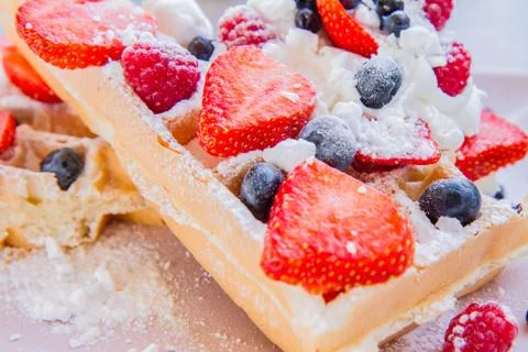 Waffles Stock Photos