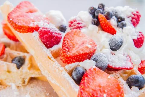 Waffles Stock Photos