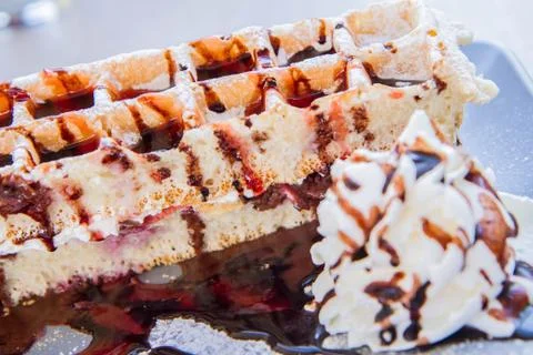 Waffles Stock Photos