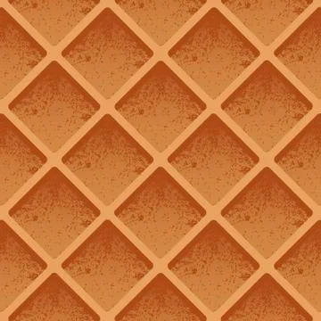 Waffles. A realistic texture of the products Stock Illustration