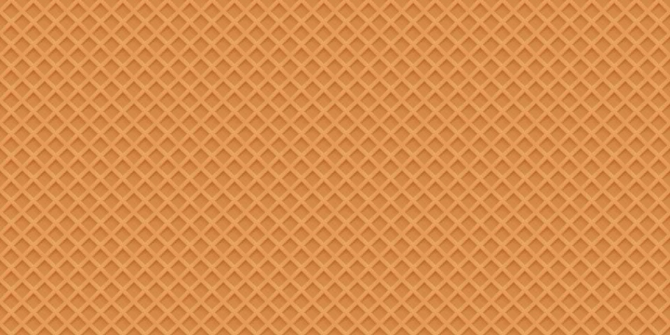 Waffles realistic vector seamless texture.Sweet and delicious fo イラスト素材