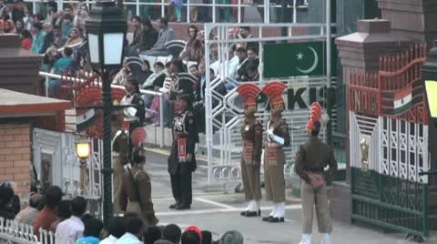 Wagah Border Ceremony 動画素材 10681024