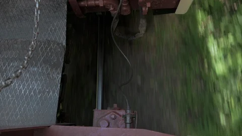 Wagon compund of the train Stock Footage 86108393