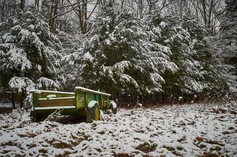 Wagon Resting Place Stock Photos