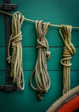 Wagon ropes 스톡 사진