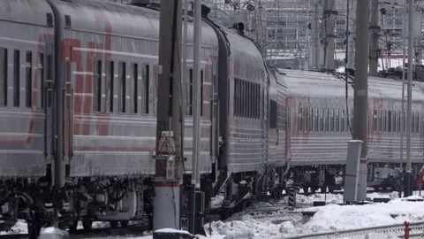 Wagon train, slow motion Stock Footage 72435525