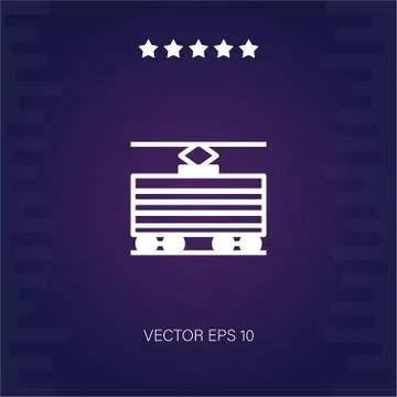 Wagon vector icon Stock Illustration