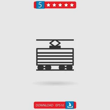 Wagon vector icon Stock Illustration