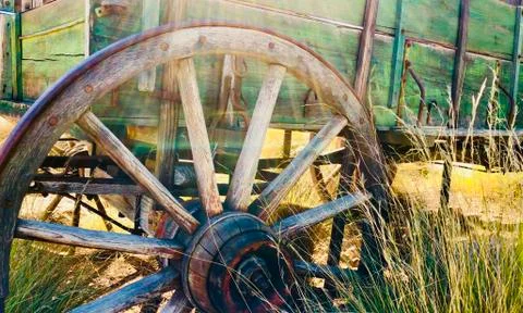Wagon wheel Stock Photos