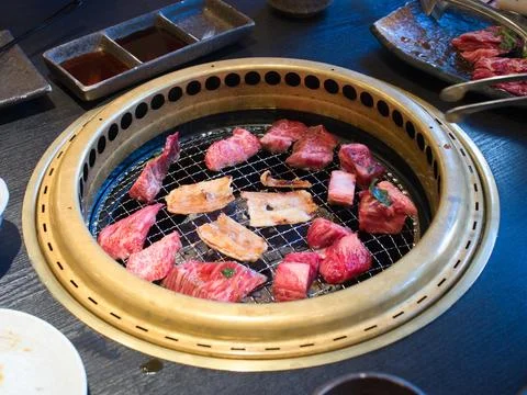 Wagyu BBQ Stock Photos