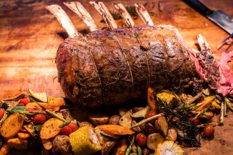 Wagyu beef roast prime rib Stock Photos