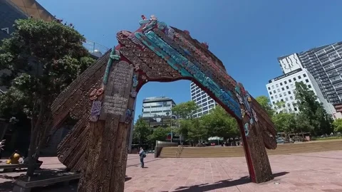 Waharoa gate 3 Stock Footage 224586013