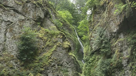 Wahclella Falls-2, Oregon Stock Footage 30142907